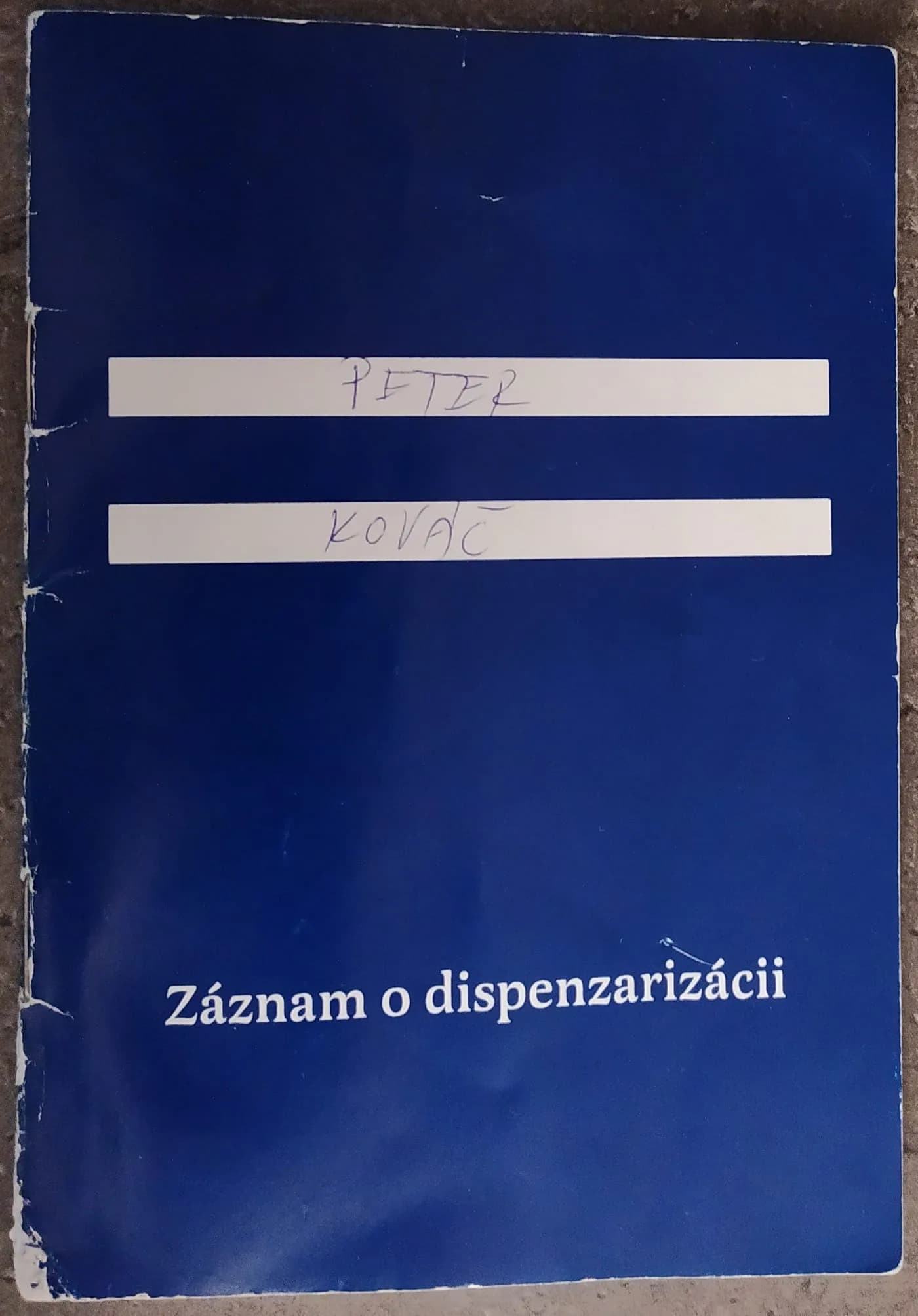 modrá knižka
