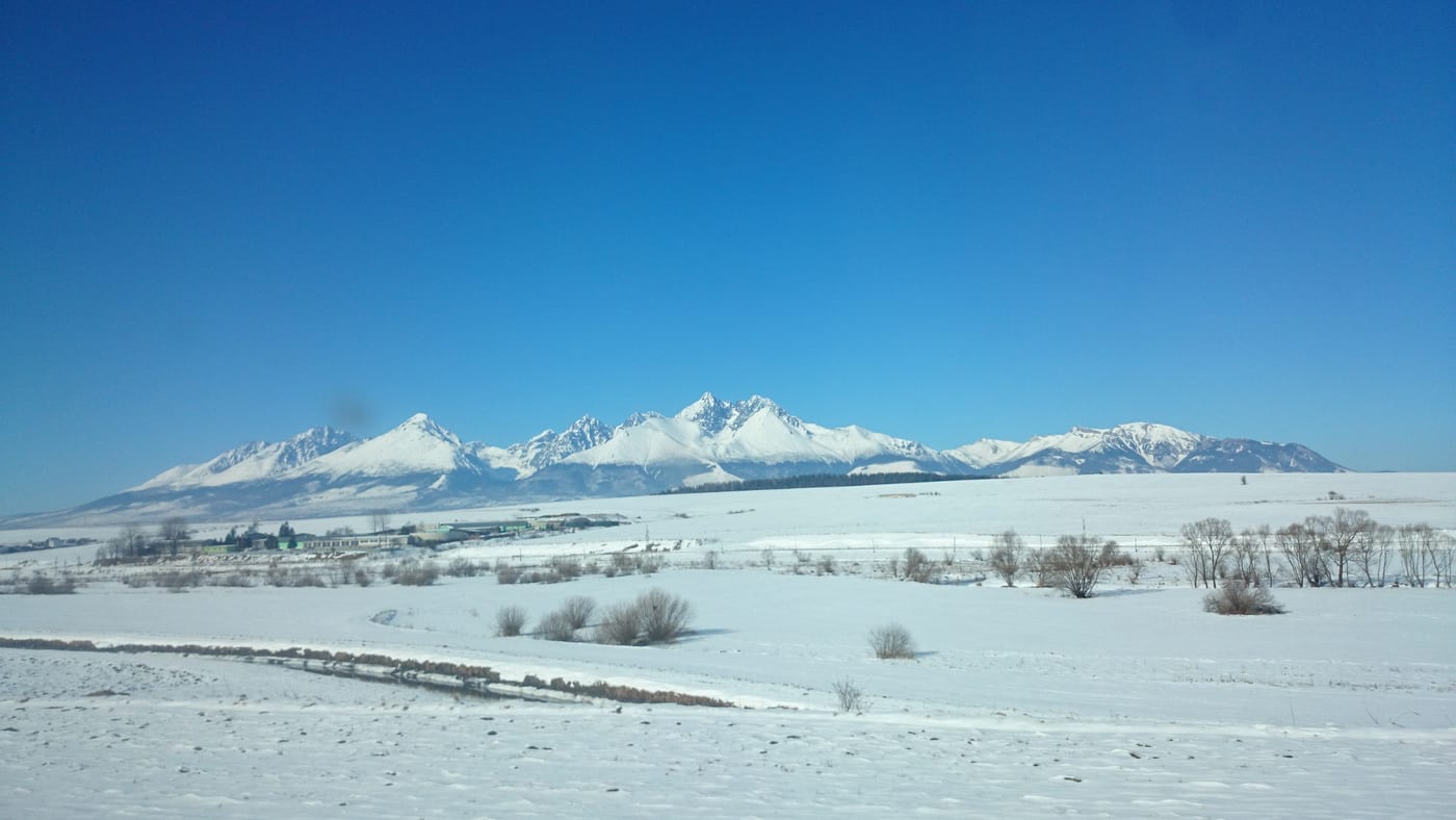 Ranný pohľad z cesty, príchod na Residence Lesná Run 2015