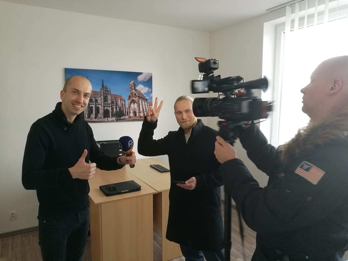 Natáčanie pre Markízu