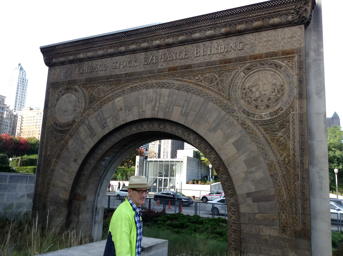 Priečelie, ktoré ostalo z pôvodnej budovy burzy