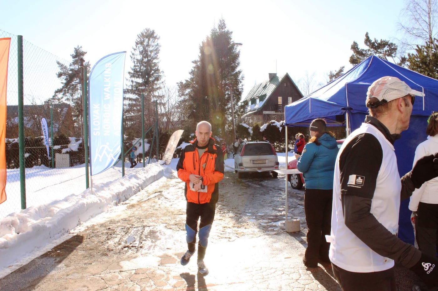 finišujem do cieľa Residence Lesná Run 2015