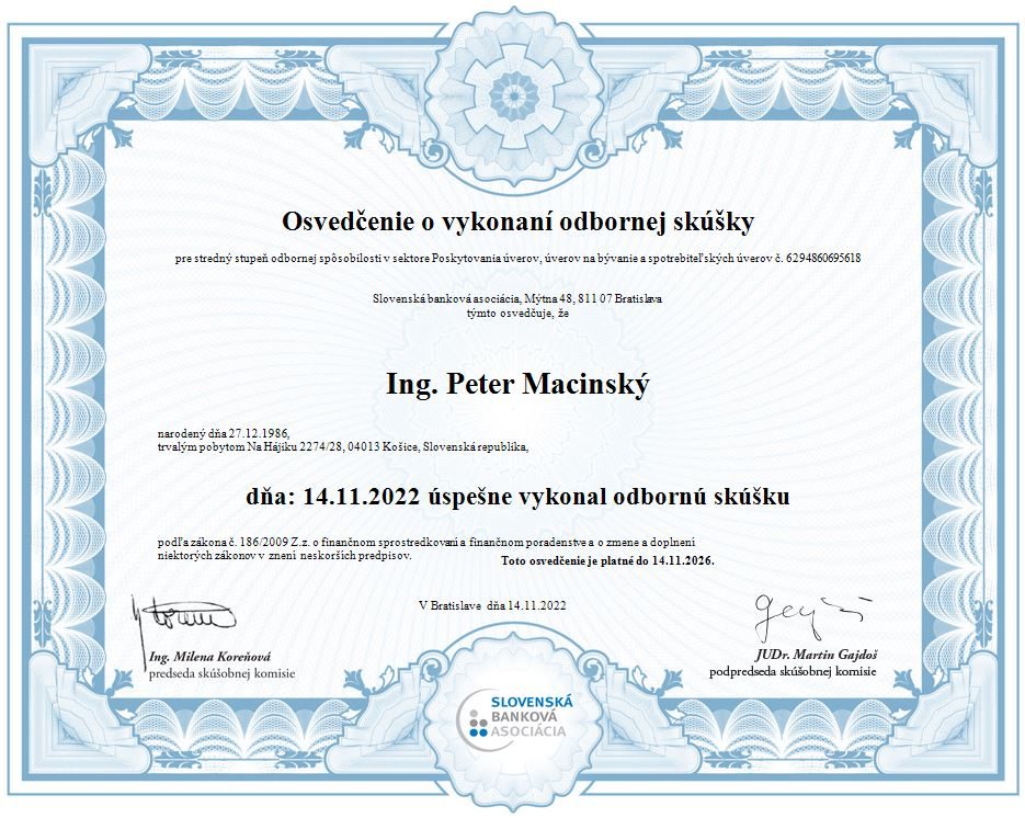 Poskytovanie úverov